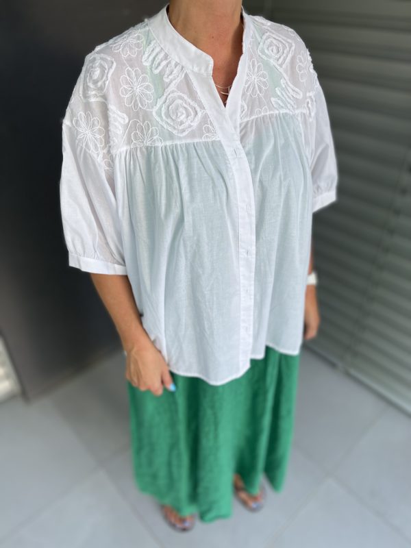 Košeľa so širokými rukávmi